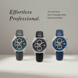 THE CLOCK HOUSEよりクラシカルな造形とエフォートレスな使用感を両立した新定番ソーラークロノグラフ登場