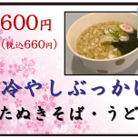 今年の夏は冷やしぶっかけ！！