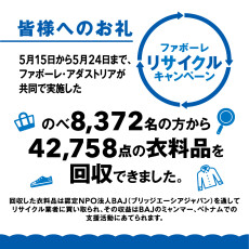 リサイクル／フードライブキャンペーンにご協力いただき誠にありがとうございました。