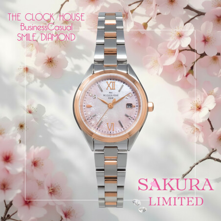 桜をモチーフにした THE CLOCK HOUSE 数量限定モデル