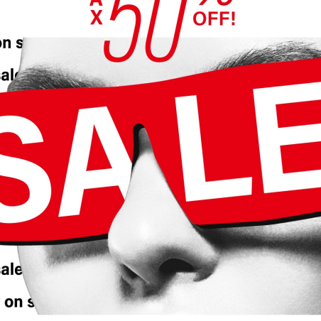 SALE期間中、フレームやサングラスが最大50％OFFに！